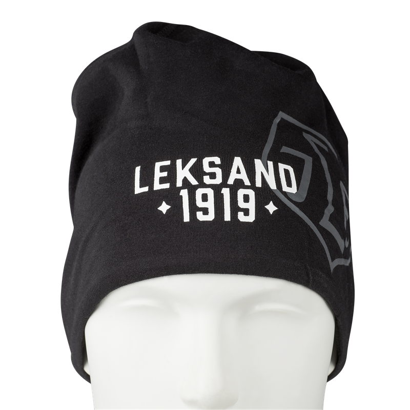 Mössa svart fleece Leksand 1919
