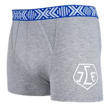 Boxershorts grå-svart 2-pack