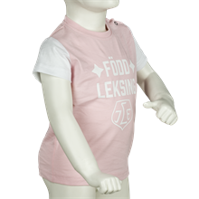 T-shirt baby Född Leksing rosa