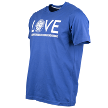 T-shirt LOVE blå