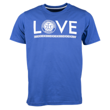 T-shirt LOVE blå