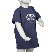 T-shirt baby/barn marinblå